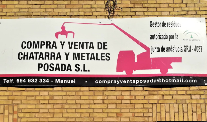 chatarra y metales posada