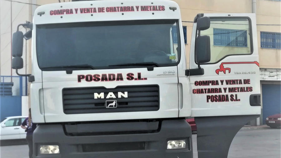 camion grande para reciclaje de chatarra malaga